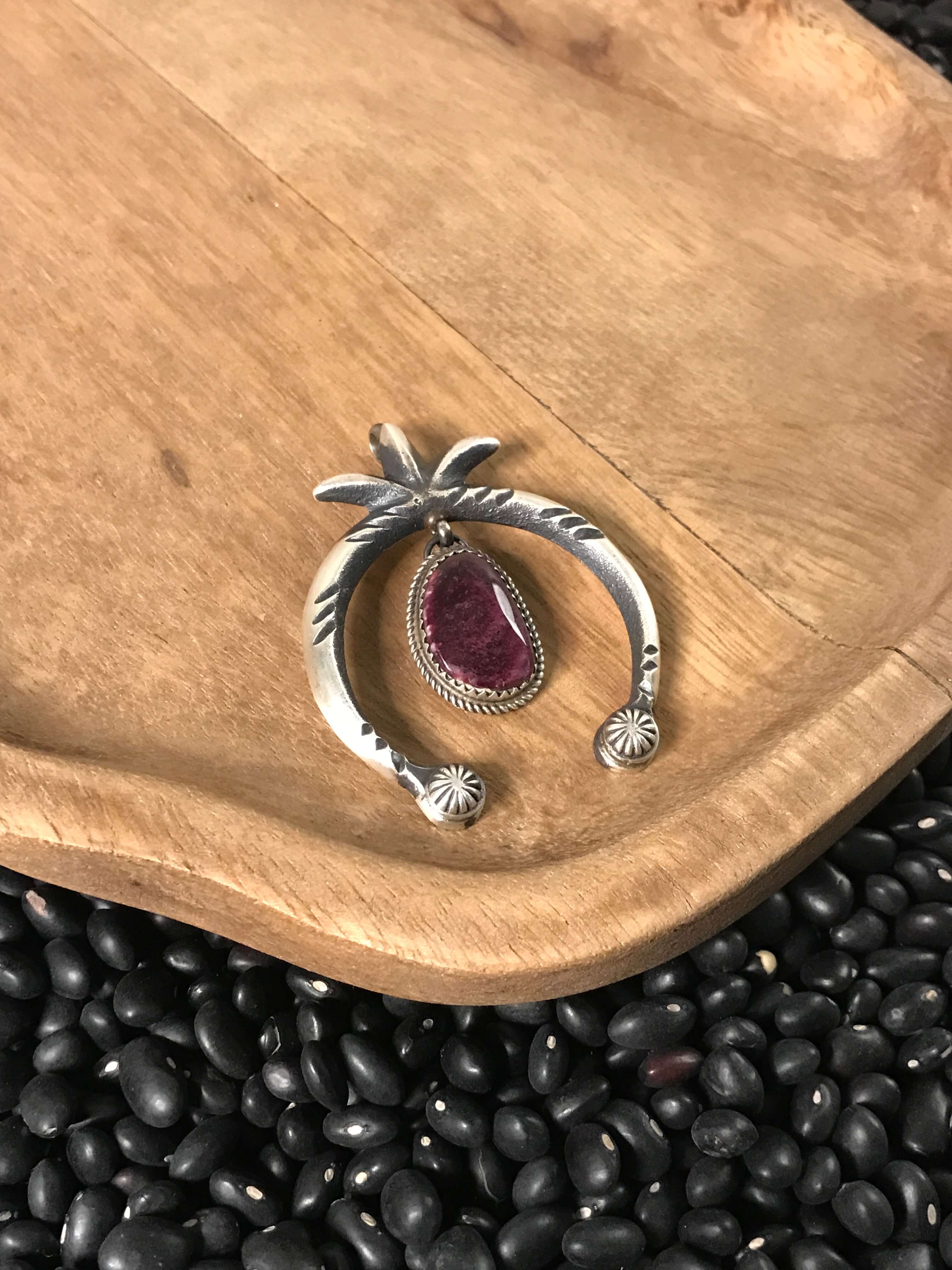 The Naja Pendant, 2-Pendants-Calli Co., Turquoise and Silver Jewelry, Native American Handmade, Zuni Tribe, Navajo Tribe, Brock Texas