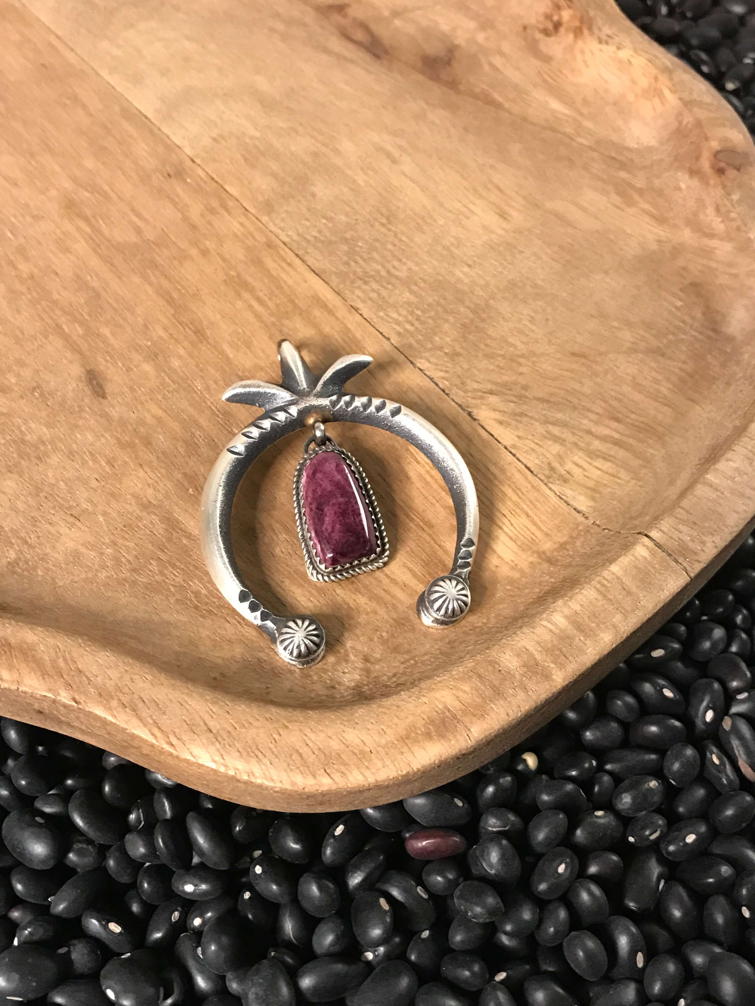 The Naja Pendant, 4-Pendants-Calli Co., Turquoise and Silver Jewelry, Native American Handmade, Zuni Tribe, Navajo Tribe, Brock Texas