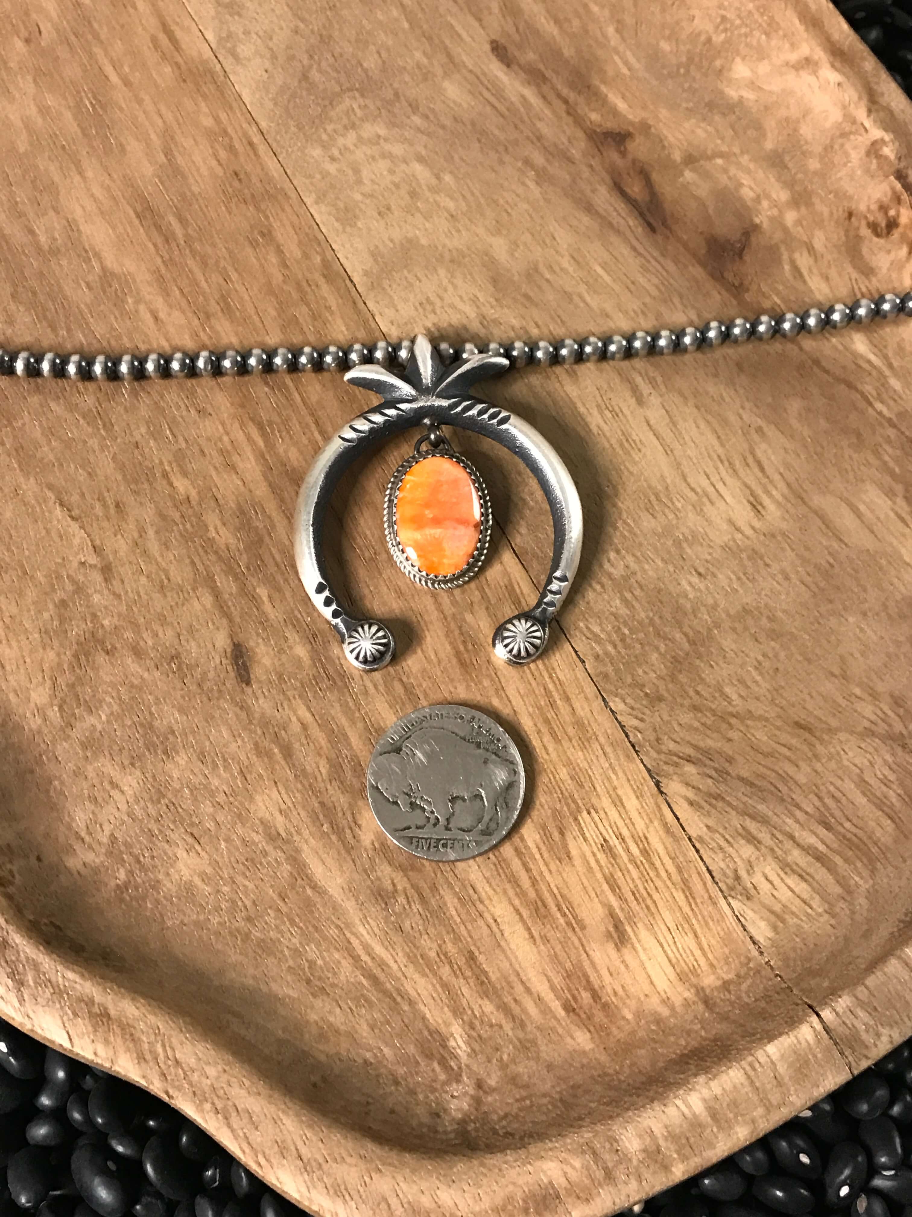 The Naja Pendant, 5-Pendants-Calli Co., Turquoise and Silver Jewelry, Native American Handmade, Zuni Tribe, Navajo Tribe, Brock Texas