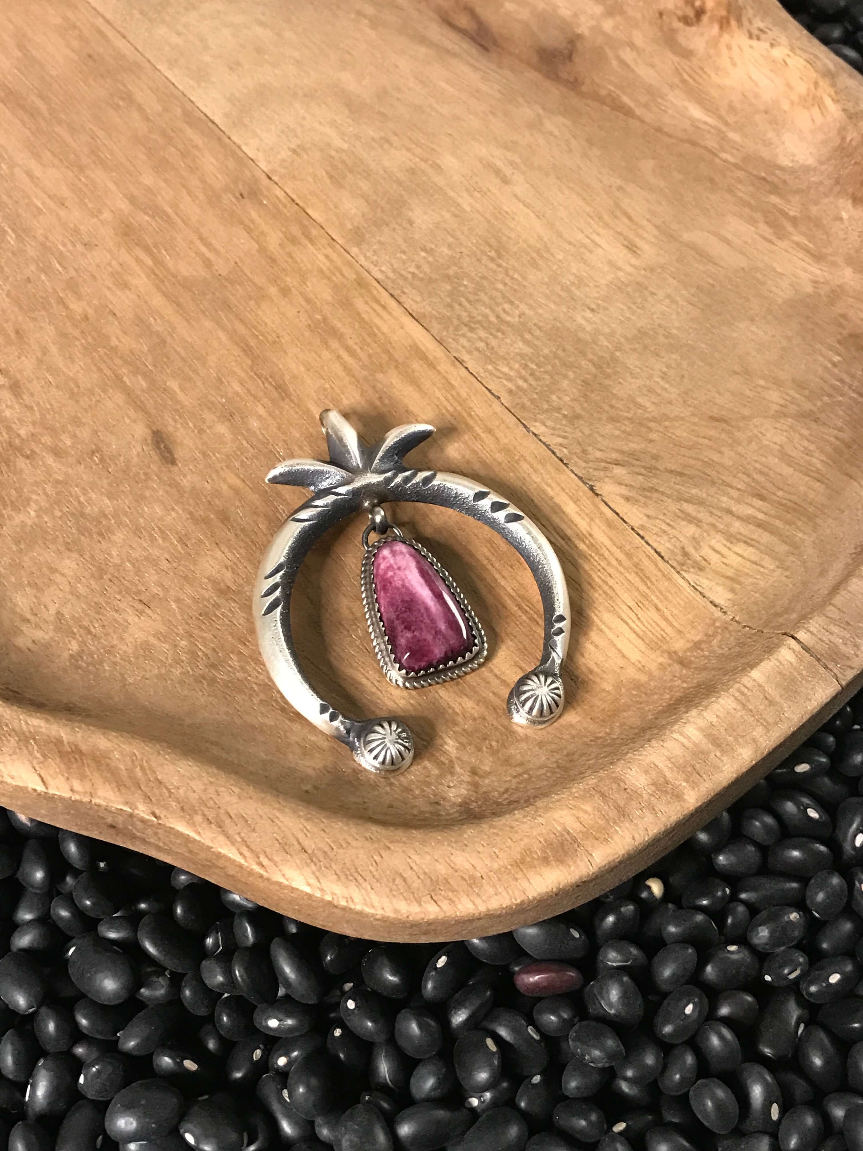 The Naja Pendant, 6-Pendants-Calli Co., Turquoise and Silver Jewelry, Native American Handmade, Zuni Tribe, Navajo Tribe, Brock Texas