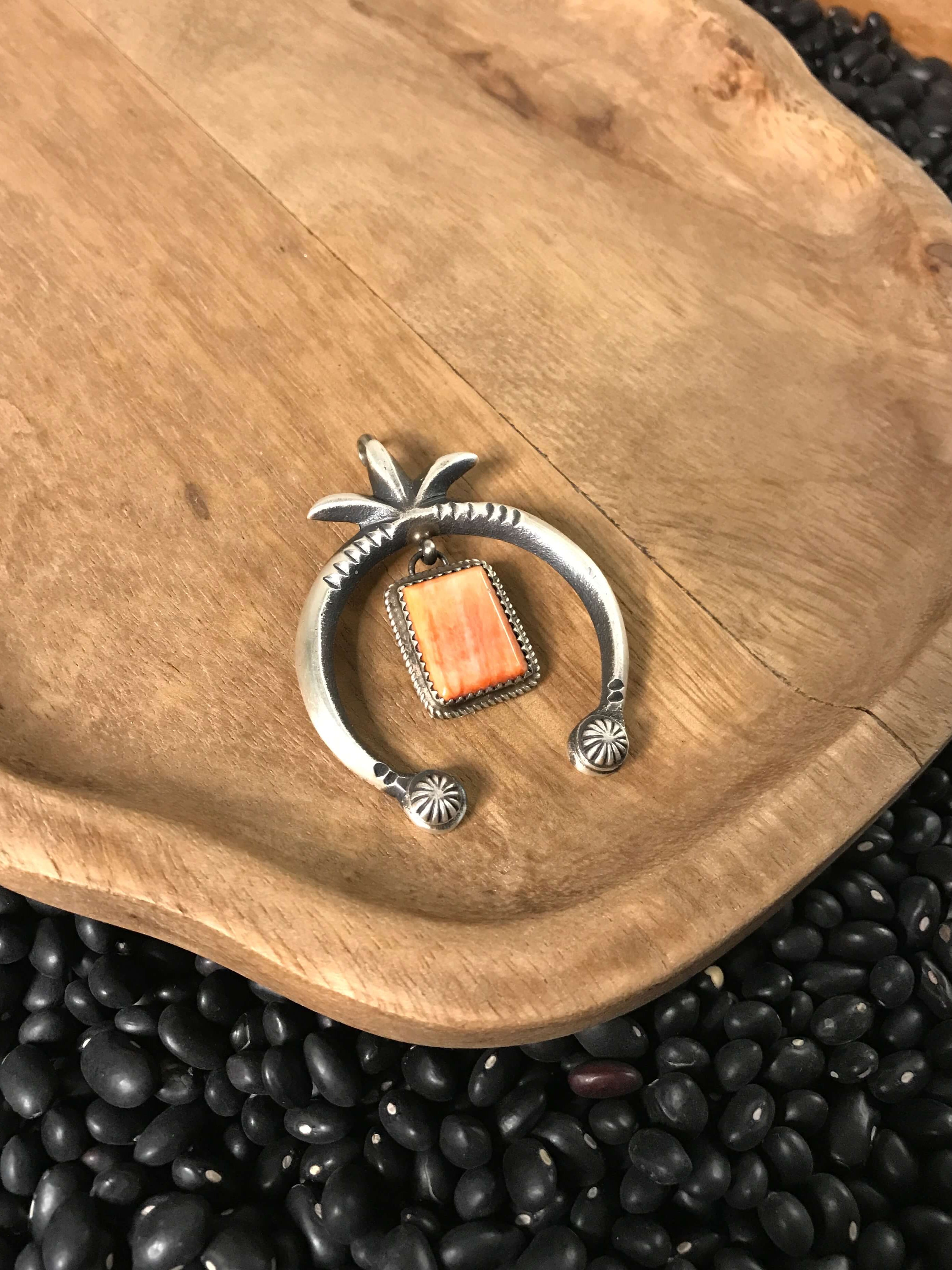 The Naja Pendant, 7-Pendants-Calli Co., Turquoise and Silver Jewelry, Native American Handmade, Zuni Tribe, Navajo Tribe, Brock Texas