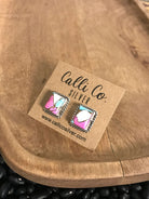 The Cotton Candy Studs, 7-Earrings-Calli Co., Turquoise and Silver Jewelry, Native American Handmade, Zuni Tribe, Navajo Tribe, Brock Texas