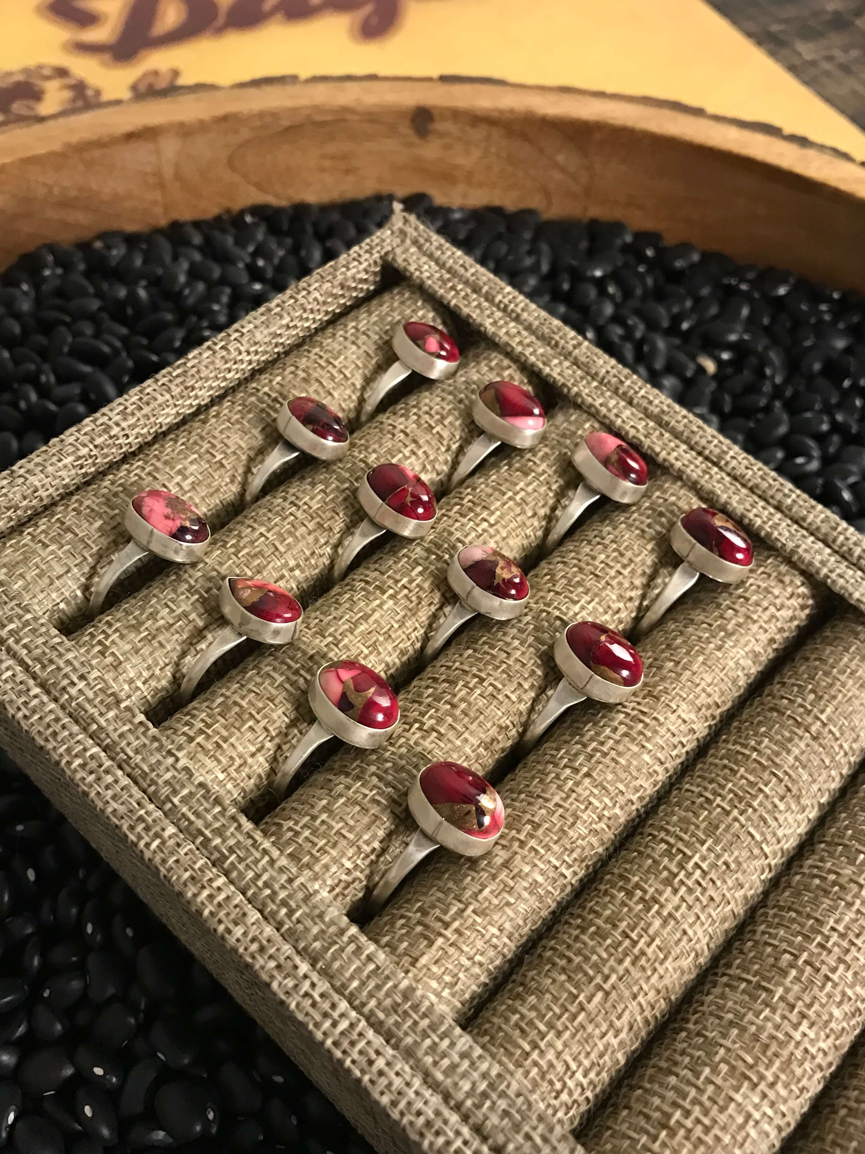 The Sedalia Rings-Rings-Calli Co., Turquoise and Silver Jewelry, Native American Handmade, Zuni Tribe, Navajo Tribe, Brock Texas