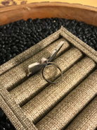 The Silverjack Butterfly Adjustable Ring-Rings-Calli Co., Turquoise and Silver Jewelry, Native American Handmade, Zuni Tribe, Navajo Tribe, Brock Texas