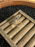 The Honnet Adjustable Ring-Rings-Calli Co., Turquoise and Silver Jewelry, Native American Handmade, Zuni Tribe, Navajo Tribe, Brock Texas