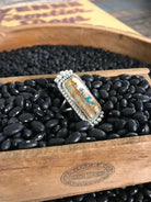 The Peri Adjustable Ring-Rings-Calli Co., Turquoise and Silver Jewelry, Native American Handmade, Zuni Tribe, Navajo Tribe, Brock Texas