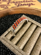 The Tiburon Coral Cuff-Bracelets & Cuffs-Calli Co., Turquoise and Silver Jewelry, Native American Handmade, Zuni Tribe, Navajo Tribe, Brock Texas