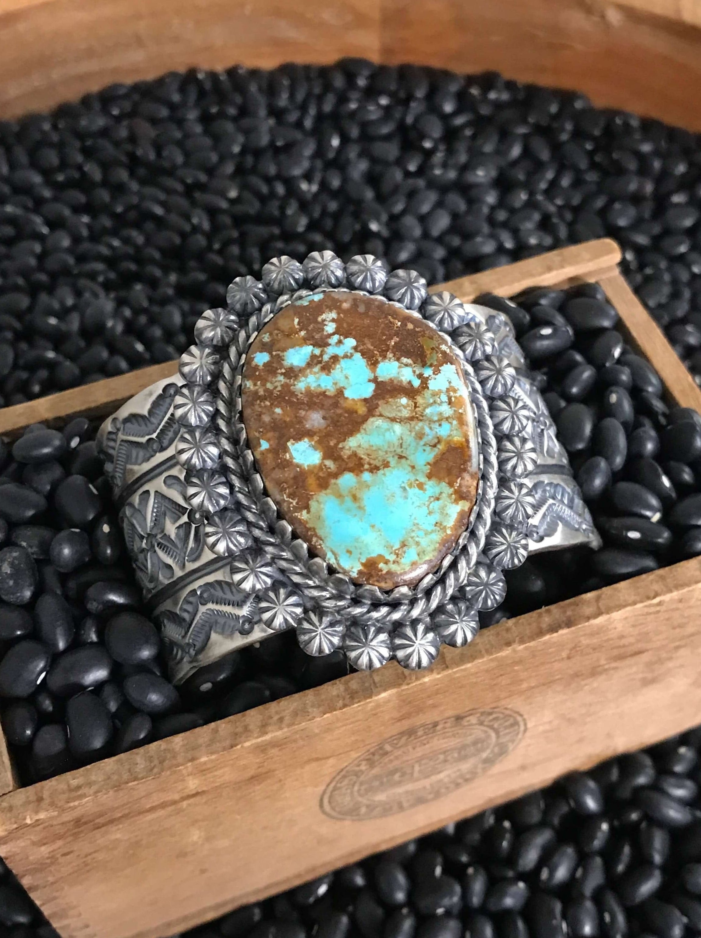 The Newbury Turquoise Cuff | Calli Co Silver | Fort Worth, TX