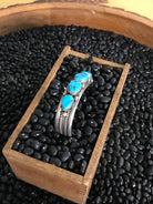 The Ozan Cuff-Bracelets & Cuffs-Calli Co., Turquoise and Silver Jewelry, Native American Handmade, Zuni Tribe, Navajo Tribe, Brock Texas