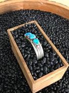 The Ozan Cuff-Bracelets & Cuffs-Calli Co., Turquoise and Silver Jewelry, Native American Handmade, Zuni Tribe, Navajo Tribe, Brock Texas