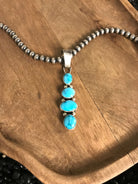 The Vamo Turquoise Pendant, 1-Pendants-Calli Co., Turquoise and Silver Jewelry, Native American Handmade, Zuni Tribe, Navajo Tribe, Brock Texas