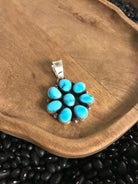 The Ladue Pendant-Pendants-Calli Co., Turquoise and Silver Jewelry, Native American Handmade, Zuni Tribe, Navajo Tribe, Brock Texas