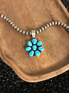 The Ladue Pendant-Pendants-Calli Co., Turquoise and Silver Jewelry, Native American Handmade, Zuni Tribe, Navajo Tribe, Brock Texas