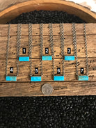 The Little Chief Turquoise Bar Necklaces-Necklaces-Calli Co., Turquoise and Silver Jewelry, Native American Handmade, Zuni Tribe, Navajo Tribe, Brock Texas