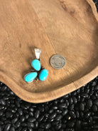 The Mozzie Turquoise Pendant xx-Pendants-Calli Co., Turquoise and Silver Jewelry, Native American Handmade, Zuni Tribe, Navajo Tribe, Brock Texas