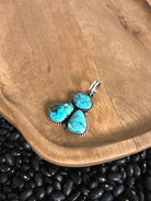 The Scout Turquoise Pendant-Pendants-Calli Co., Turquoise and Silver Jewelry, Native American Handmade, Zuni Tribe, Navajo Tribe, Brock Texas