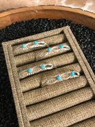 The Rolla Cuffs-Bracelets & Cuffs-Calli Co., Turquoise and Silver Jewelry, Native American Handmade, Zuni Tribe, Navajo Tribe, Brock Texas
