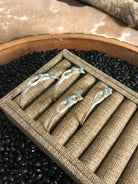 The Rolla Cuffs-Bracelets & Cuffs-Calli Co., Turquoise and Silver Jewelry, Native American Handmade, Zuni Tribe, Navajo Tribe, Brock Texas