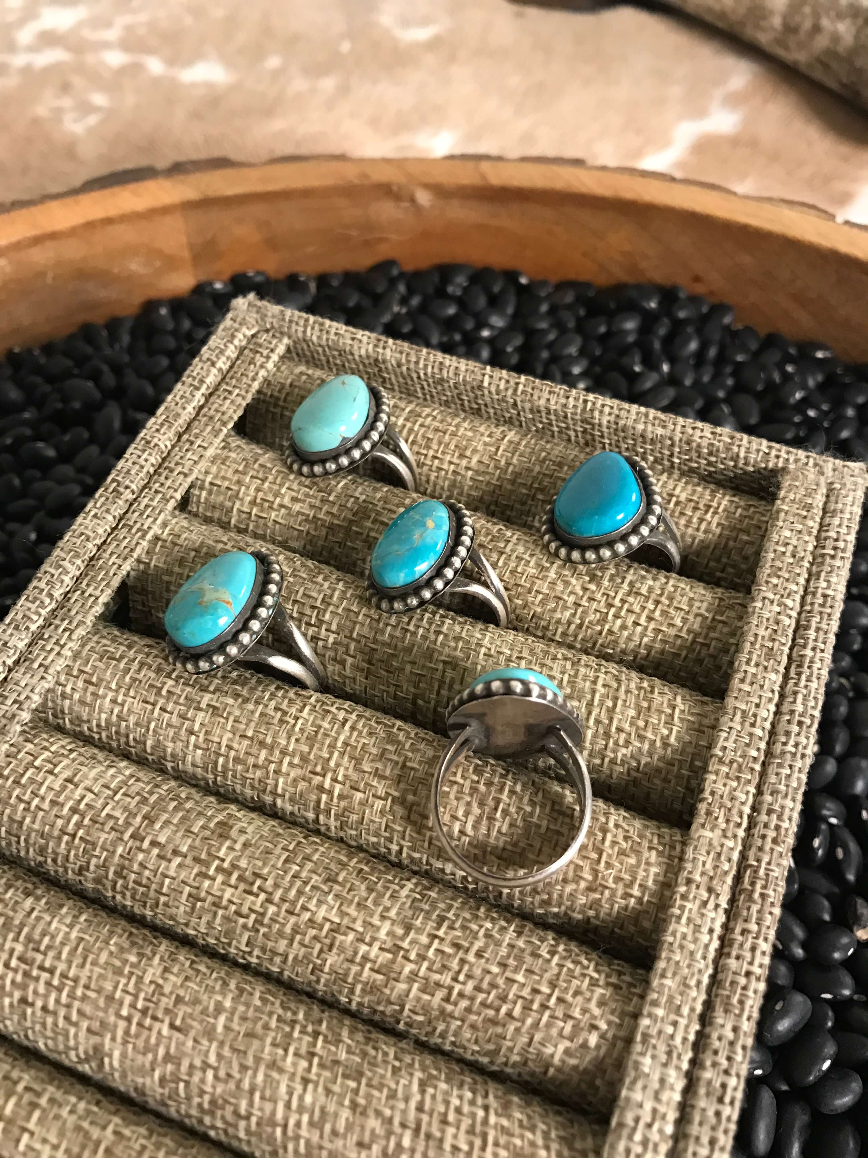 The McFadden Rings-Rings-Calli Co., Turquoise and Silver Jewelry, Native American Handmade, Zuni Tribe, Navajo Tribe, Brock Texas