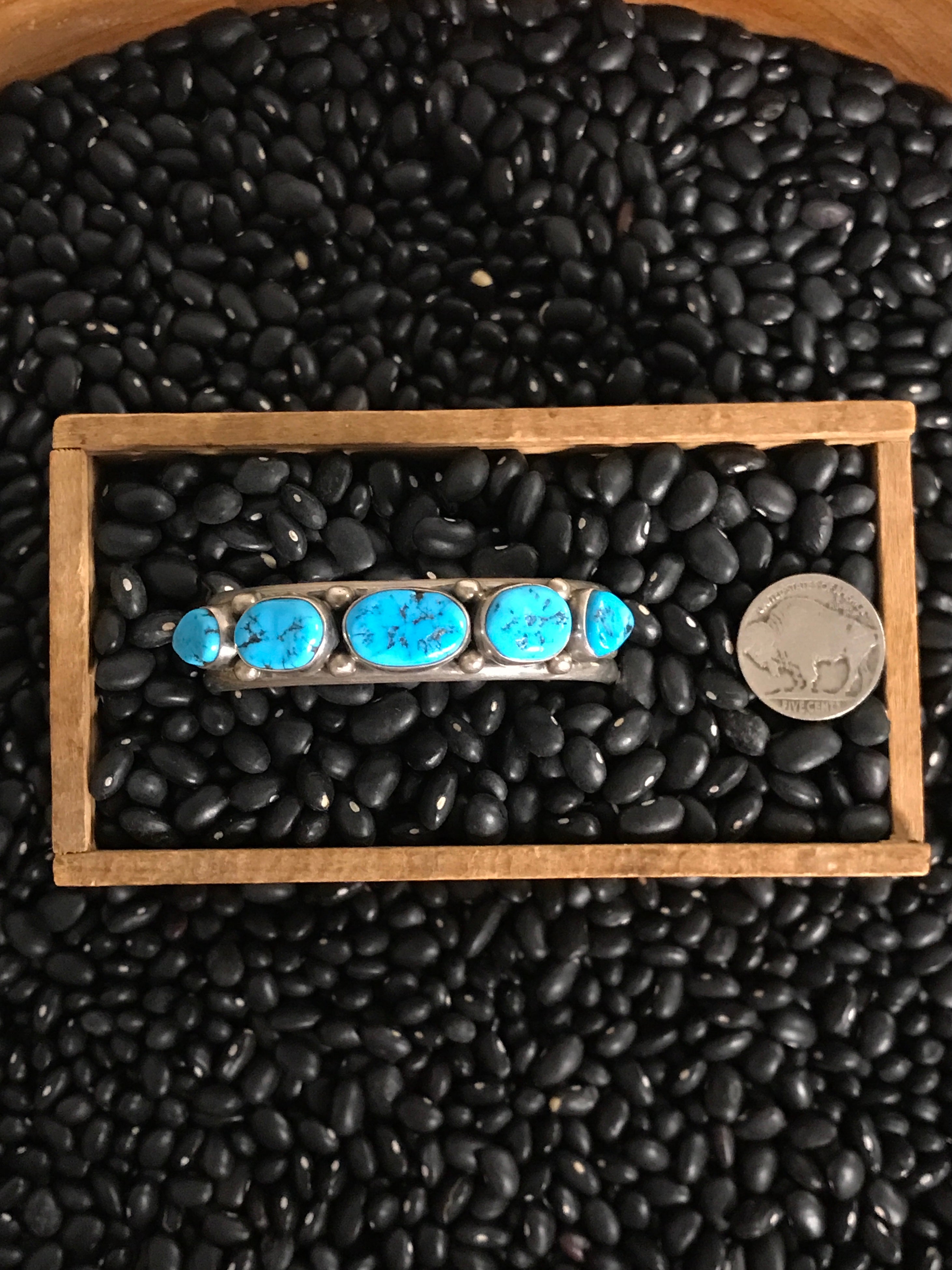 The Ozan Cuff-Bracelets & Cuffs-Calli Co., Turquoise and Silver Jewelry, Native American Handmade, Zuni Tribe, Navajo Tribe, Brock Texas