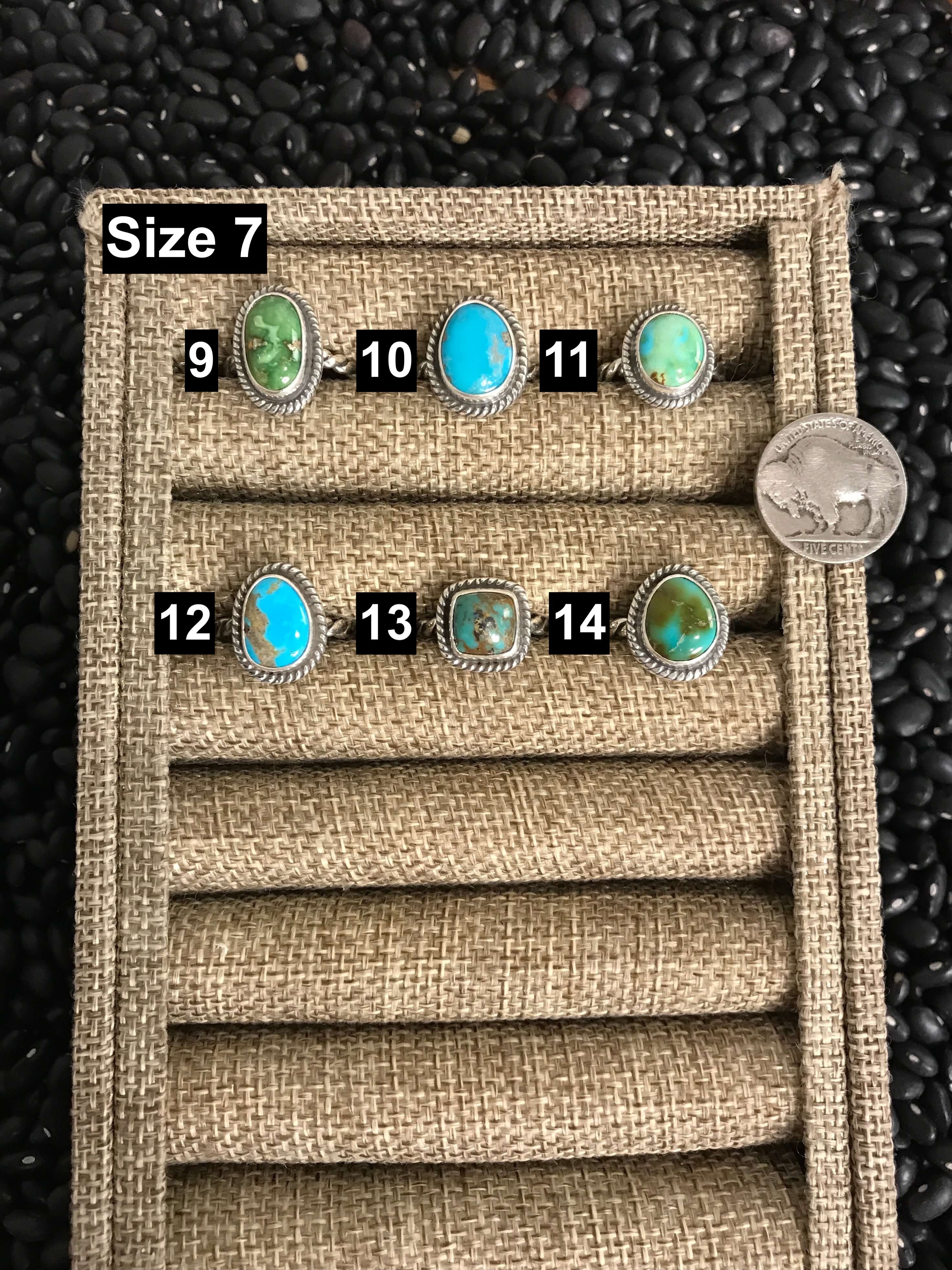 The Altus Rings-Rings-Calli Co., Turquoise and Silver Jewelry, Native American Handmade, Zuni Tribe, Navajo Tribe, Brock Texas