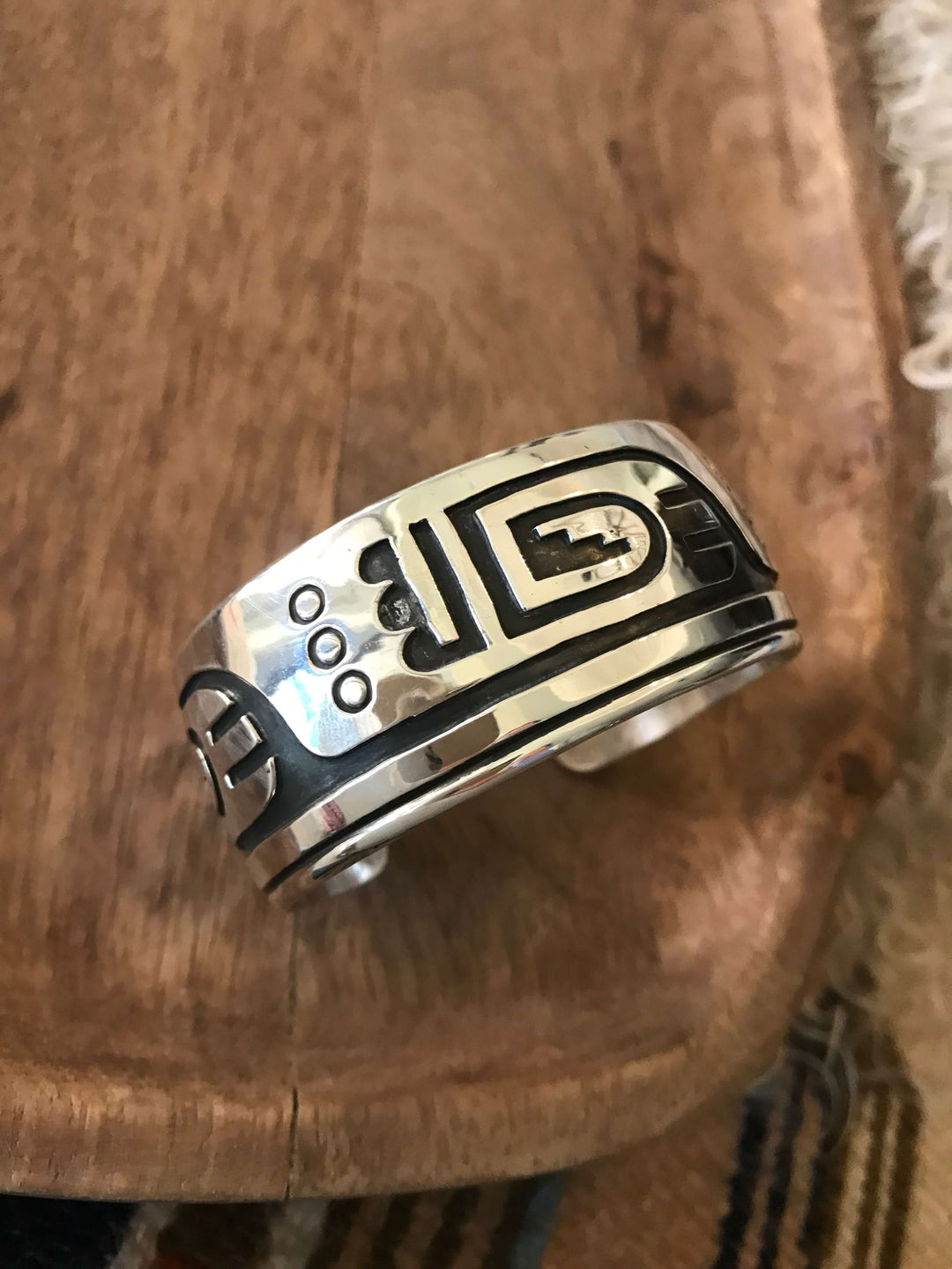 The Romeo Sterling Cuff-Bracelets & Cuffs-Calli Co., Turquoise and Silver Jewelry, Native American Handmade, Zuni Tribe, Navajo Tribe, Brock Texas