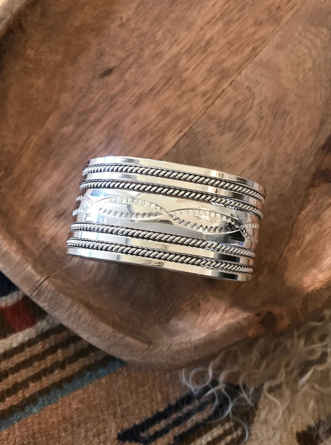 The Maxwell Cuff-Bracelets & Cuffs-Calli Co., Turquoise and Silver Jewelry, Native American Handmade, Zuni Tribe, Navajo Tribe, Brock Texas