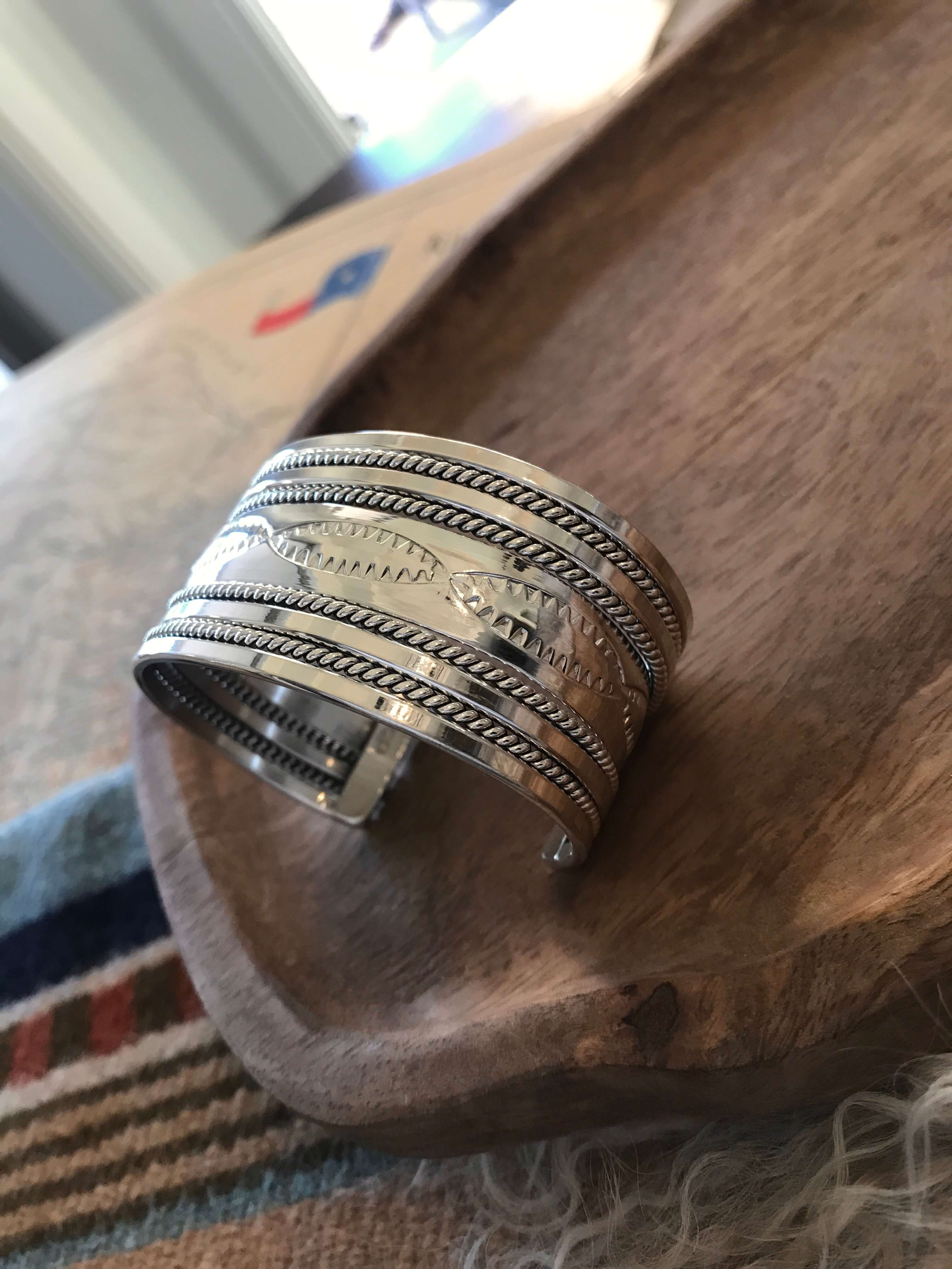 The Maxwell Cuff-Bracelets & Cuffs-Calli Co., Turquoise and Silver Jewelry, Native American Handmade, Zuni Tribe, Navajo Tribe, Brock Texas