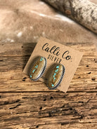 The Turquoise Studs, 6-Earrings-Calli Co., Turquoise and Silver Jewelry, Native American Handmade, Zuni Tribe, Navajo Tribe, Brock Texas