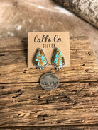 The Turquoise Studs, 21-Earrings-Calli Co., Turquoise and Silver Jewelry, Native American Handmade, Zuni Tribe, Navajo Tribe, Brock Texas