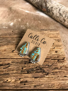 The Turquoise Studs, 21-Earrings-Calli Co., Turquoise and Silver Jewelry, Native American Handmade, Zuni Tribe, Navajo Tribe, Brock Texas