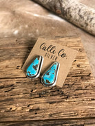 The Turquoise Studs, 24-Earrings-Calli Co., Turquoise and Silver Jewelry, Native American Handmade, Zuni Tribe, Navajo Tribe, Brock Texas