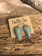 The Turquoise Studs, 25-Earrings-Calli Co., Turquoise and Silver Jewelry, Native American Handmade, Zuni Tribe, Navajo Tribe, Brock Texas
