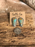 The Turquoise Studs, 25-Earrings-Calli Co., Turquoise and Silver Jewelry, Native American Handmade, Zuni Tribe, Navajo Tribe, Brock Texas