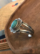 The Lawson Turquoise Cuff, 3-Bracelets & Cuffs-Calli Co., Turquoise and Silver Jewelry, Native American Handmade, Zuni Tribe, Navajo Tribe, Brock Texas