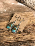 The Turquoise Dangles, 10-Earrings-Calli Co., Turquoise and Silver Jewelry, Native American Handmade, Zuni Tribe, Navajo Tribe, Brock Texas