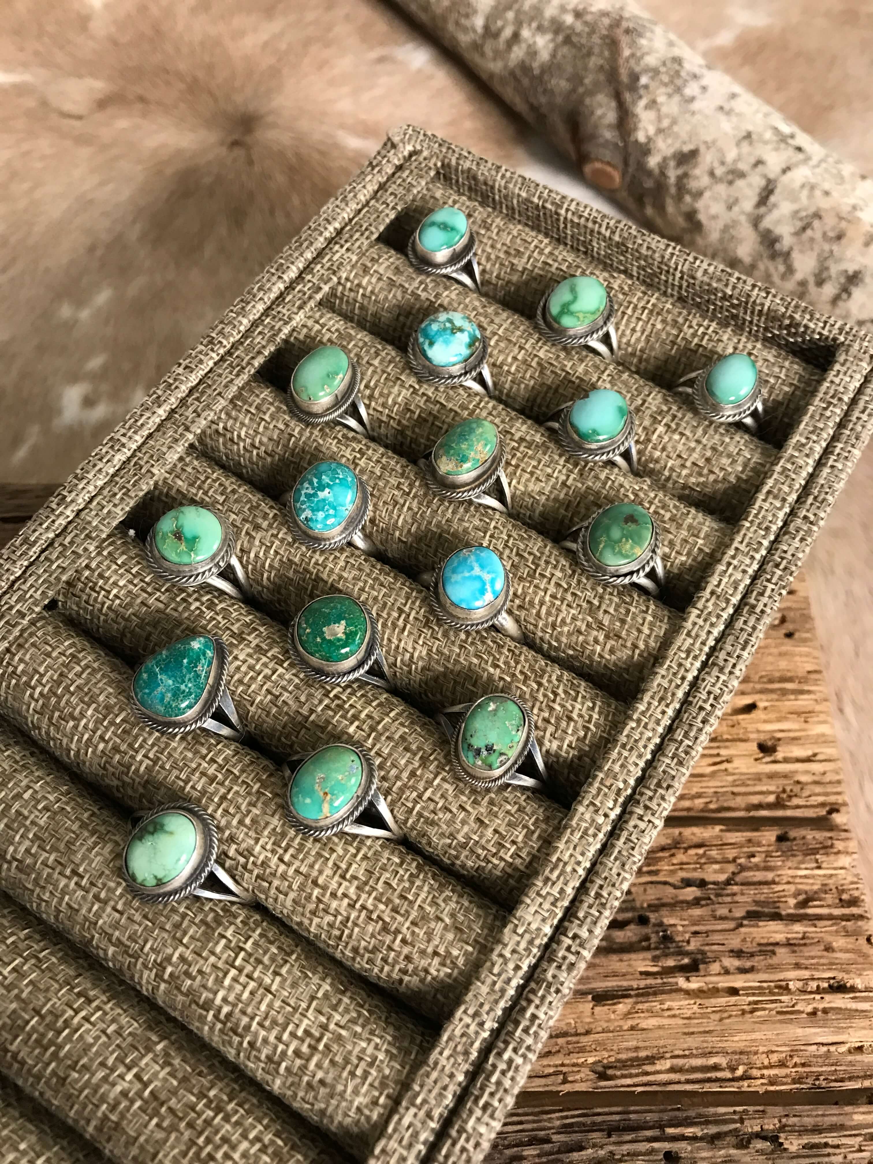 The Kadina Rings-Rings-Calli Co., Turquoise and Silver Jewelry, Native American Handmade, Zuni Tribe, Navajo Tribe, Brock Texas