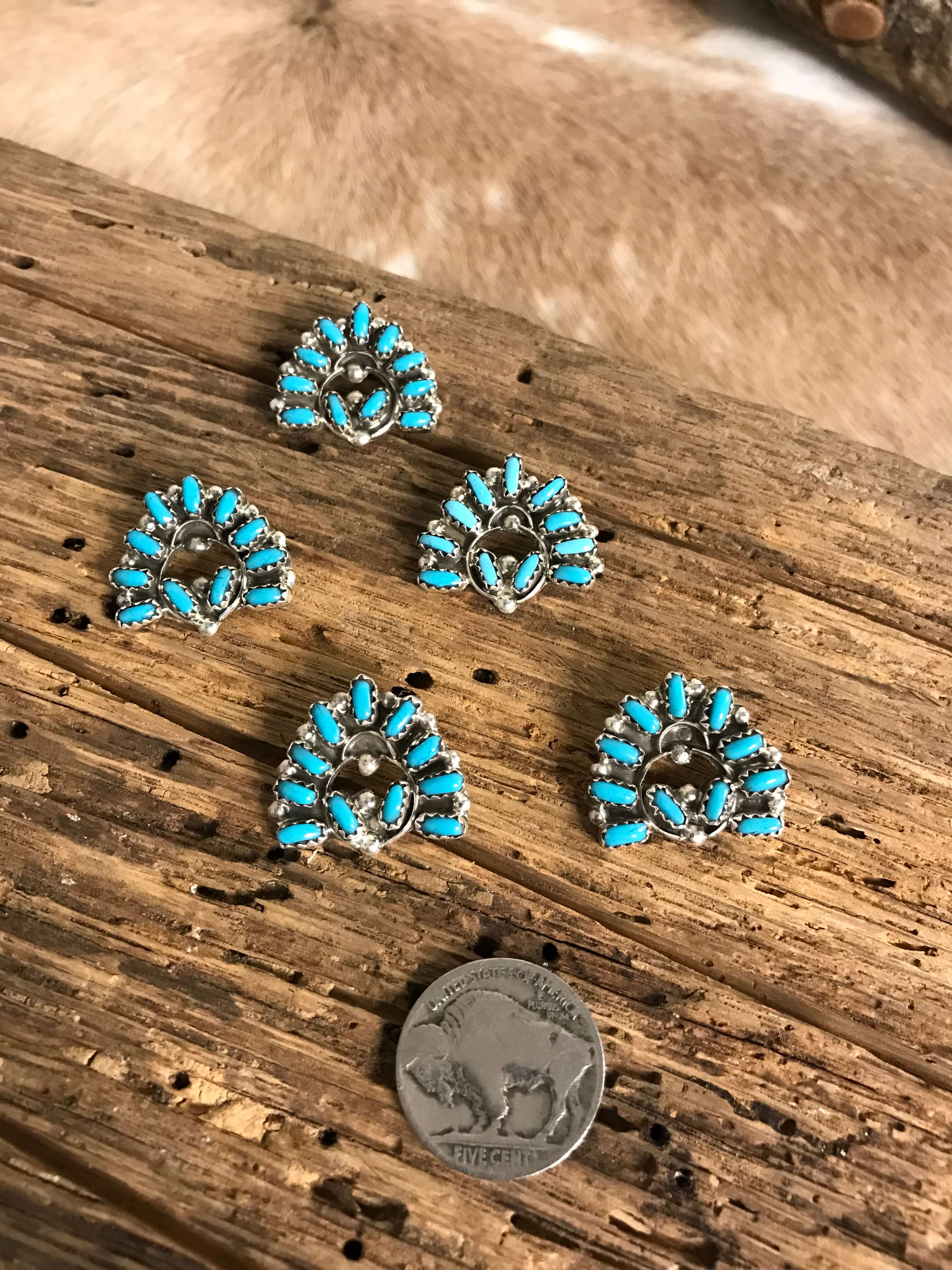The Bucca Pendants-Pendants-Calli Co., Turquoise and Silver Jewelry, Native American Handmade, Zuni Tribe, Navajo Tribe, Brock Texas