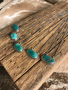 The Clements Necklaces-Necklaces-Calli Co., Turquoise and Silver Jewelry, Native American Handmade, Zuni Tribe, Navajo Tribe, Brock Texas