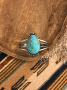 The Dotsero Turquoise Cuff, 1-Bracelets & Cuffs-Calli Co., Turquoise and Silver Jewelry, Native American Handmade, Zuni Tribe, Navajo Tribe, Brock Texas