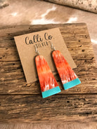 The Villahermosa Spiny Earring, 2-Earrings-Calli Co., Turquoise and Silver Jewelry, Native American Handmade, Zuni Tribe, Navajo Tribe, Brock Texas