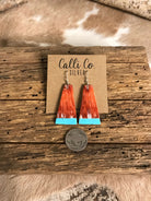 The Villahermosa Spiny Earring, 4-Earrings-Calli Co., Turquoise and Silver Jewelry, Native American Handmade, Zuni Tribe, Navajo Tribe, Brock Texas