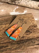 The Villahermosa Spiny Earring, 5-Earrings-Calli Co., Turquoise and Silver Jewelry, Native American Handmade, Zuni Tribe, Navajo Tribe, Brock Texas