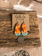 The Villahermosa Spiny Earring, 6-Earrings-Calli Co., Turquoise and Silver Jewelry, Native American Handmade, Zuni Tribe, Navajo Tribe, Brock Texas