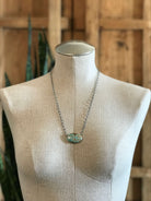 The Calamity Turquoise Necklace, 4-Necklaces-Calli Co., Turquoise and Silver Jewelry, Native American Handmade, Zuni Tribe, Navajo Tribe, Brock Texas