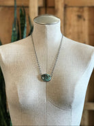 The Calamity Turquoise Necklace, 5-Necklaces-Calli Co., Turquoise and Silver Jewelry, Native American Handmade, Zuni Tribe, Navajo Tribe, Brock Texas