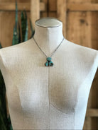 The Tempe Necklace, 1-Necklaces-Calli Co., Turquoise and Silver Jewelry, Native American Handmade, Zuni Tribe, Navajo Tribe, Brock Texas