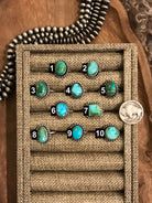 The Keota Adjustable Rings-Rings-Calli Co., Turquoise and Silver Jewelry, Native American Handmade, Zuni Tribe, Navajo Tribe, Brock Texas