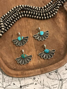 The Wasilla Turquoise Pendant-Pendants-Calli Co., Turquoise and Silver Jewelry, Native American Handmade, Zuni Tribe, Navajo Tribe, Brock Texas