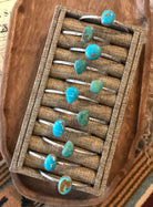 The Bowen Turquoise Cuffs-Bracelets & Cuffs-Calli Co., Turquoise and Silver Jewelry, Native American Handmade, Zuni Tribe, Navajo Tribe, Brock Texas